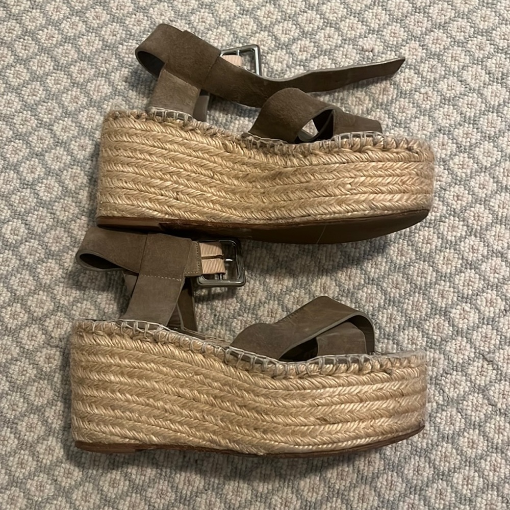 Celine Criss-Cross Platform Sandals - Picture 2 of 5